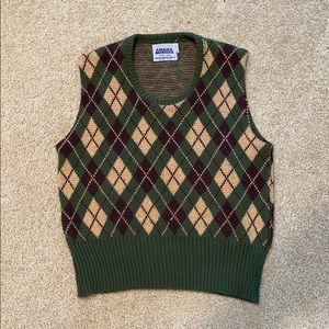 Wool sweater vest